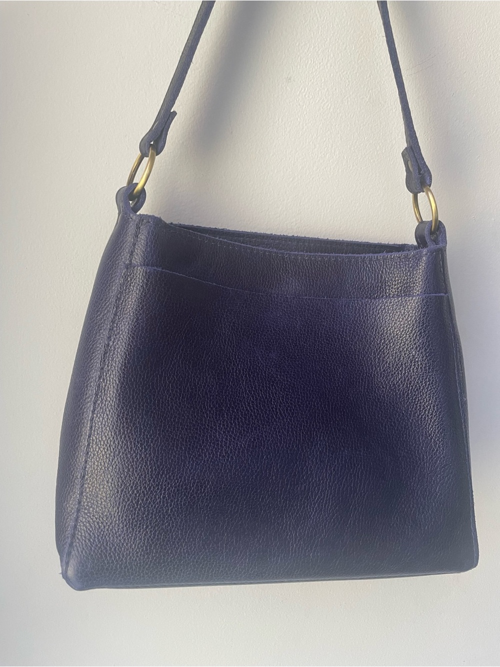 Portland Leather Small Triangle - Cobalt